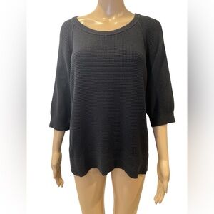 Wilt crewneck Women's Black Top Sweater size L